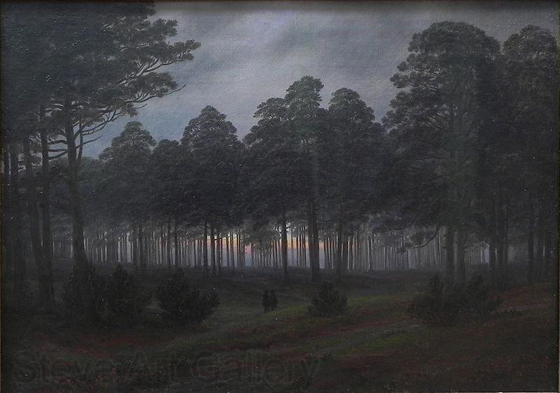 Caspar David Friedrich The Times of Day Germany oil painting art